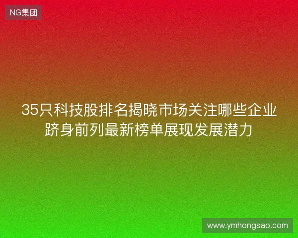 35只科技股排名揭晓市场关注哪些企业跻身前列最新榜单展现发展潜力